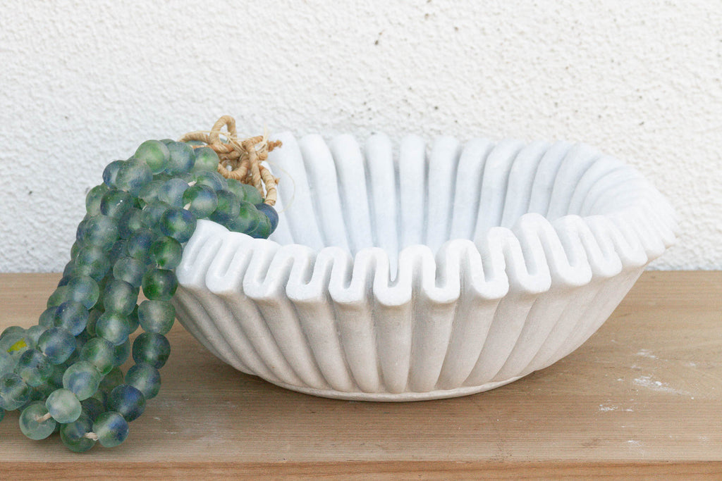 Hand-carved Large Marble Centerpiece