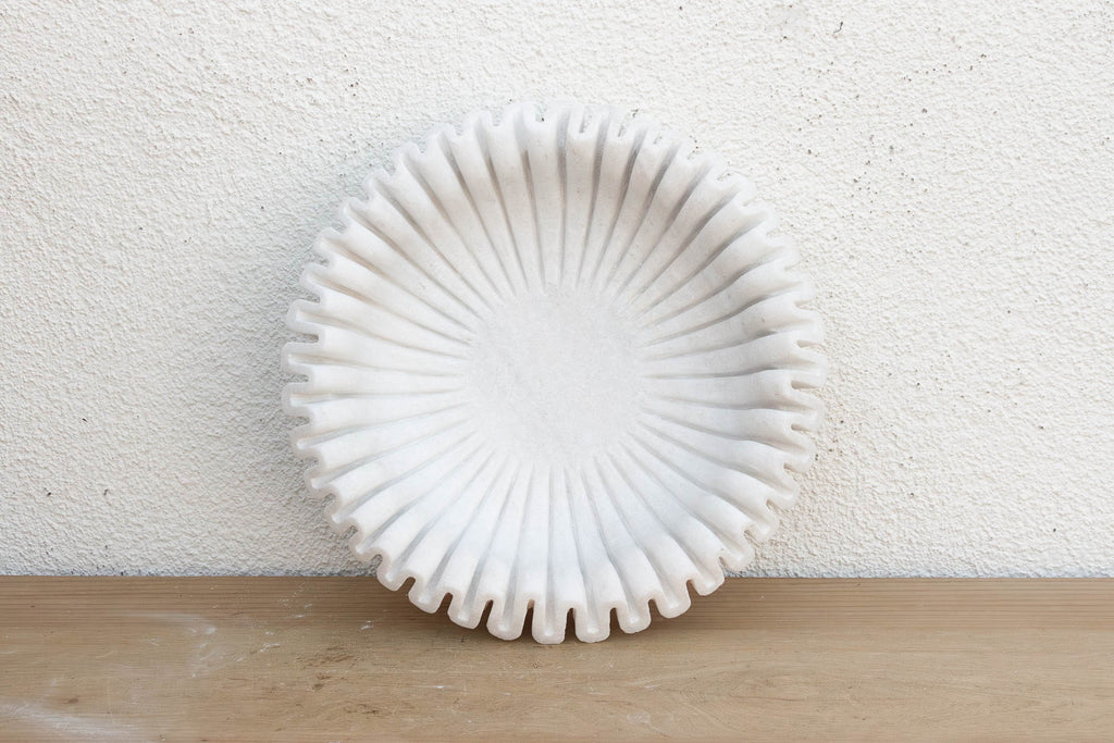 Large Organic Modern Marble Bowl