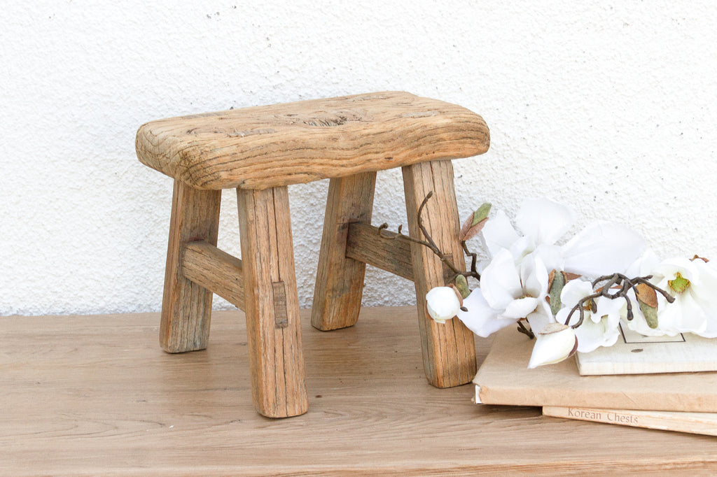 Petite Alpine Wood Milking Stool