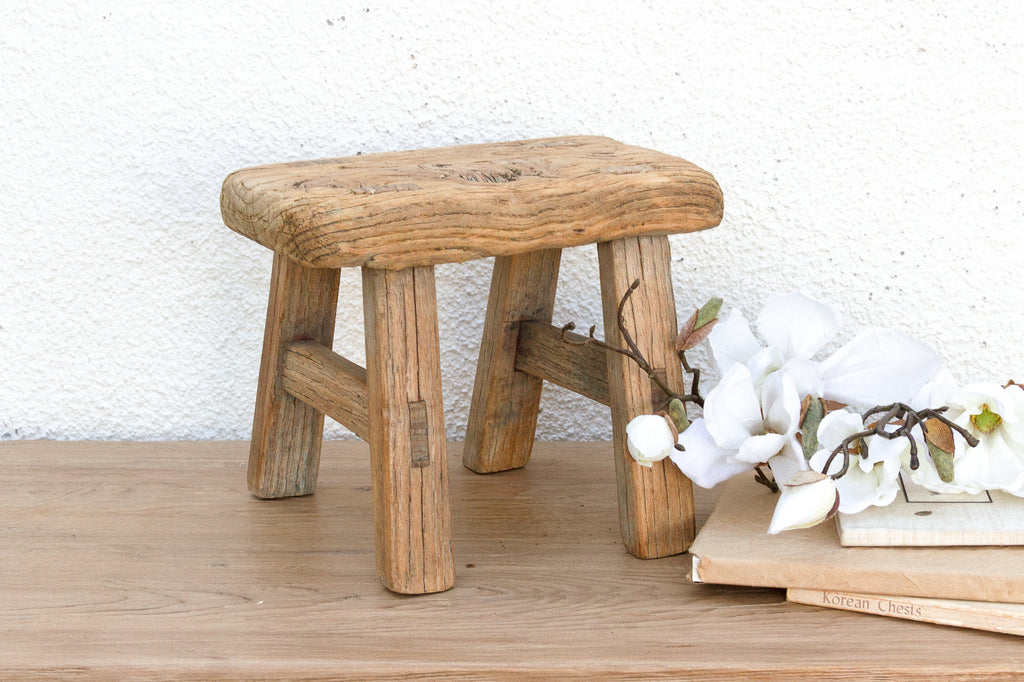 Petite Alpine Wood Milking Stool