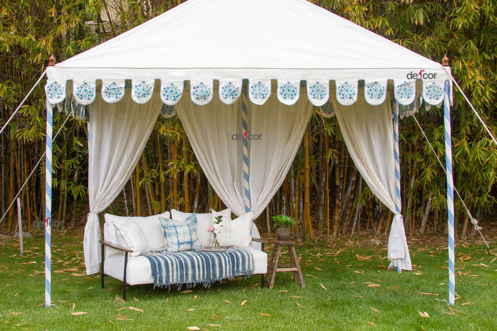 Large Royal Floral Indian Canopy Tent– DE-COR
