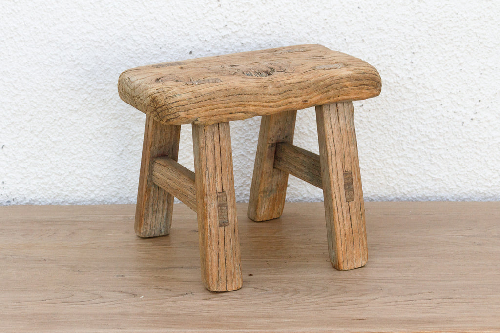 Petite Alpine Wood Milking Stool