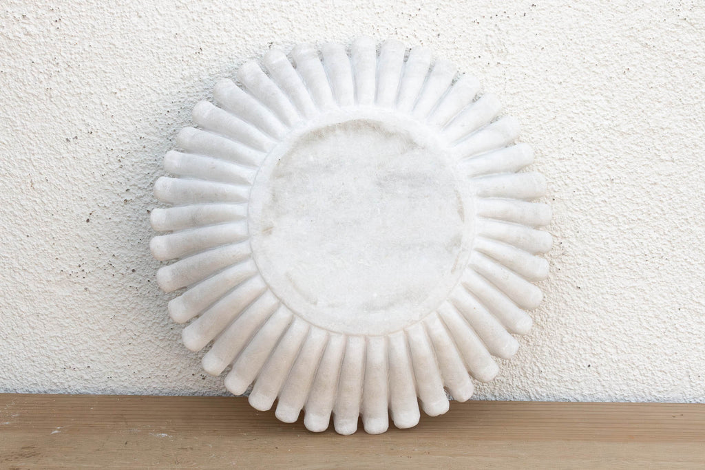 Sculptural Shell Marble Stone Vessel