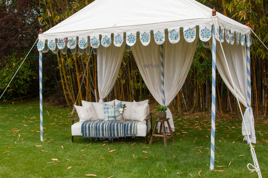 Large Royal Floral Indian Canopy Tent