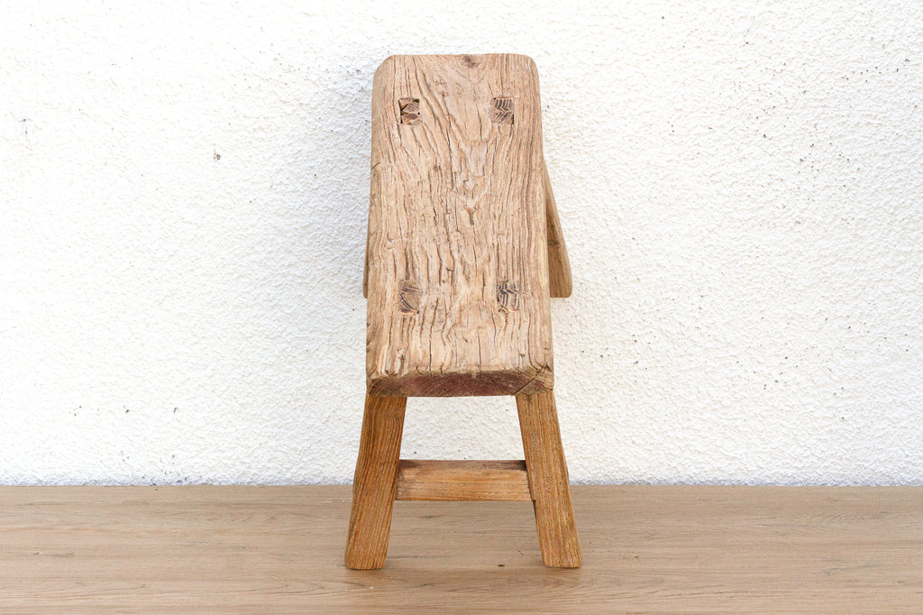 Artisanal Small Wood Milking Stool