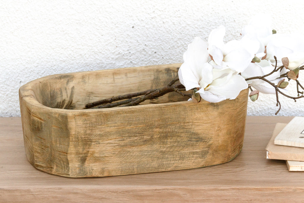 Early 20th Century Country Handhewn Basin