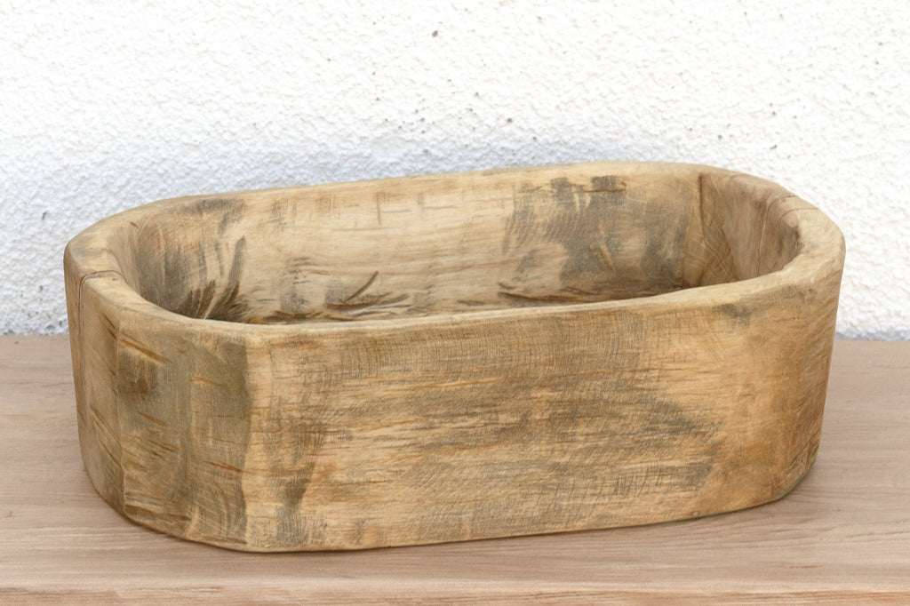 Early 20th Century Country Handhewn Basin