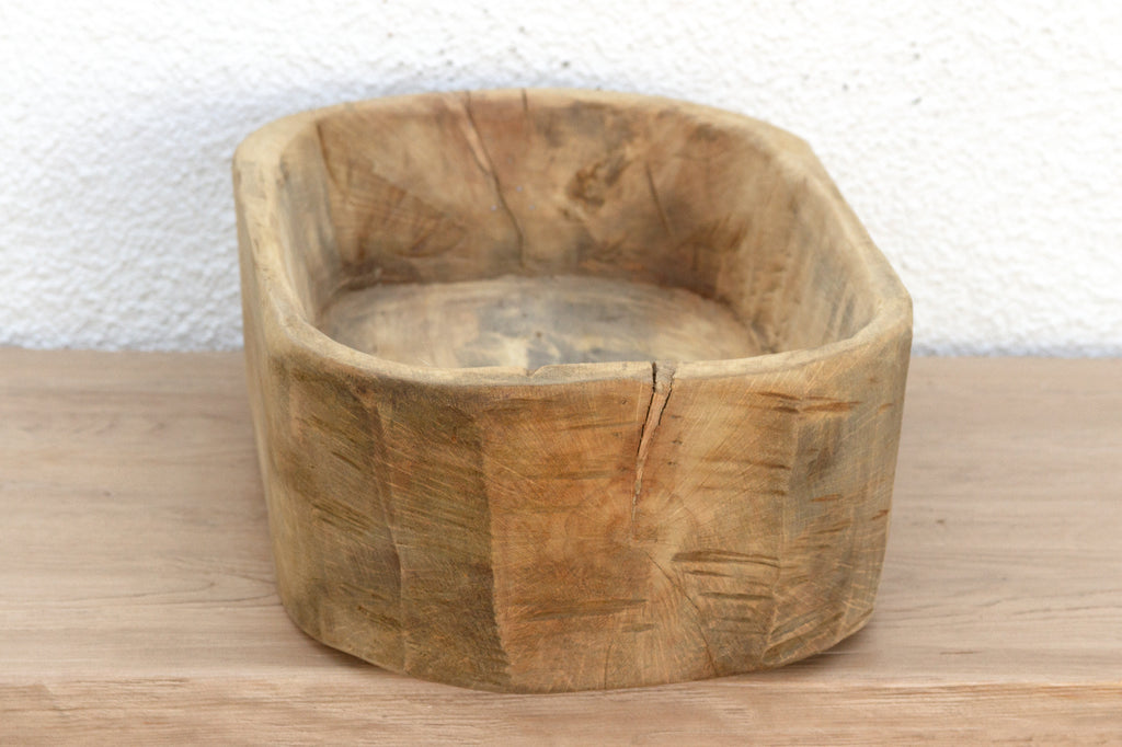 Early 20th Century Country Handhewn Basin