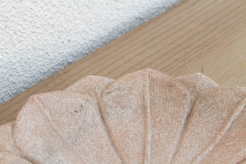 Blush Pink Stone Lotus Flower