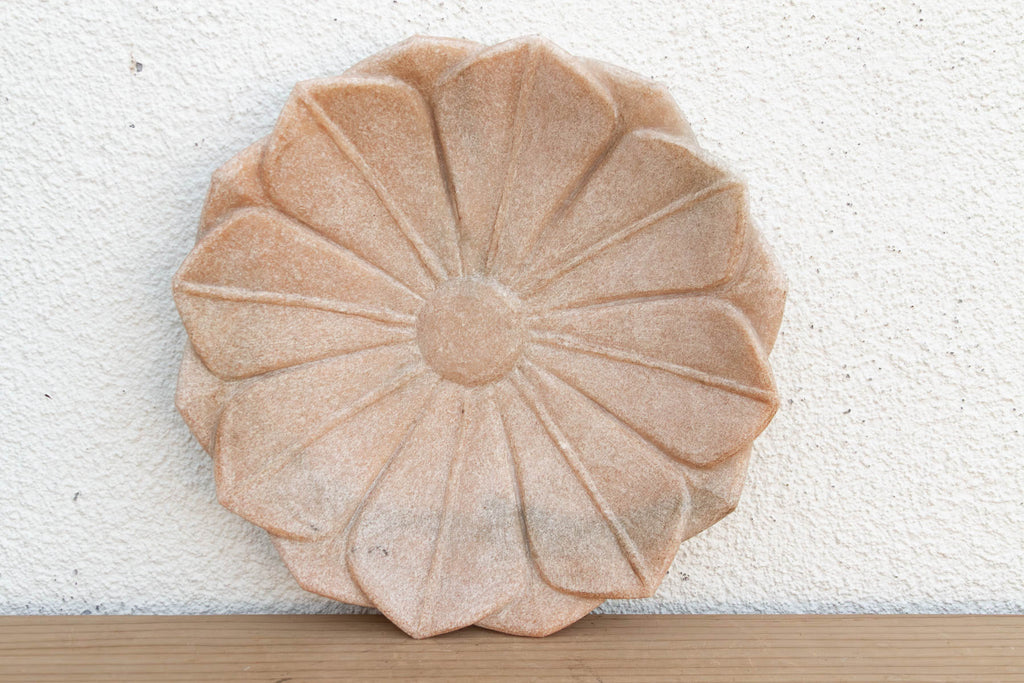 Blush Pink Stone Lotus Flower