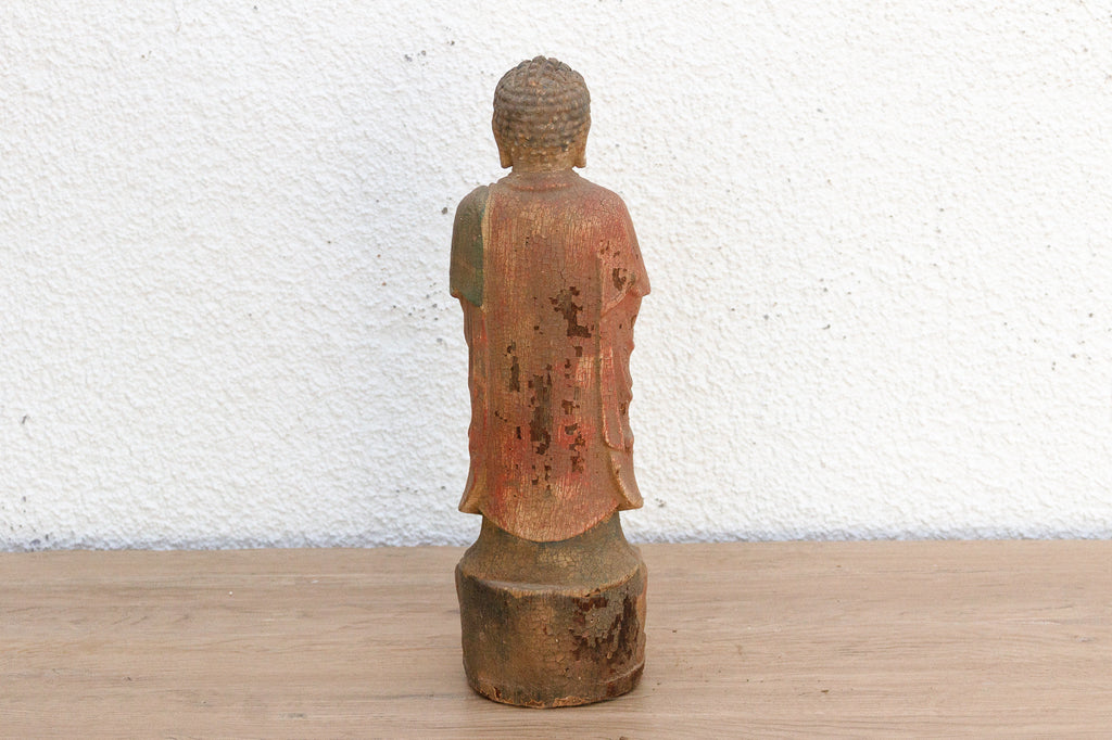 Small Graceful Hand-Painted Standing Buddha (Trade)