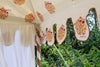 Floral Marigold Blockprint Indian Canopy Tent