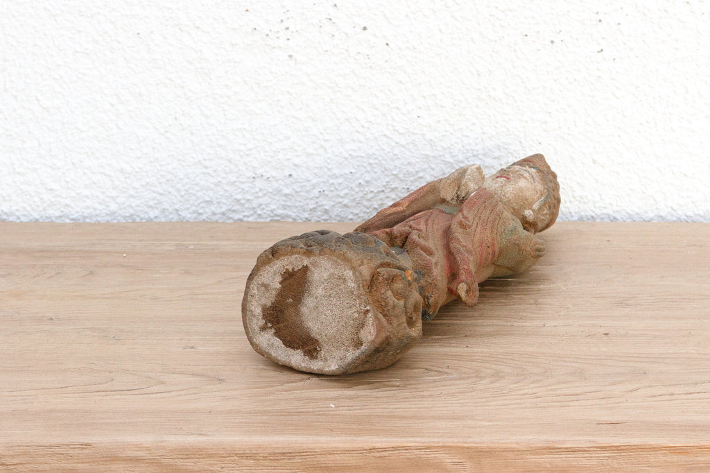 Small Serene Carved Praying Buddha