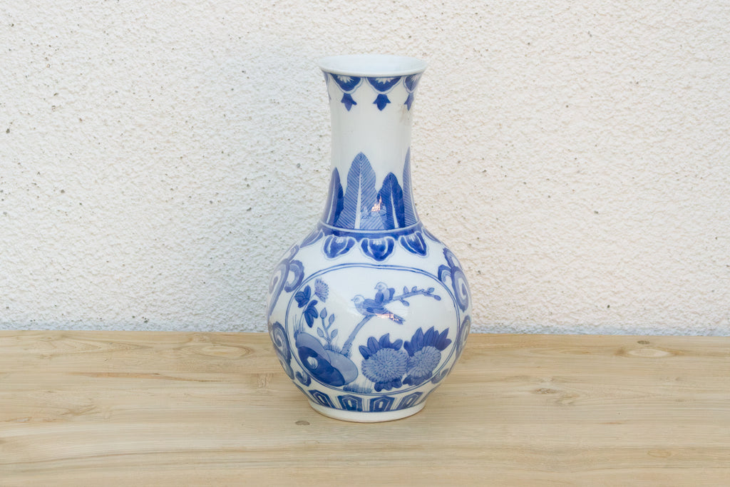 Chinese Blue & White Porcelain Bottle