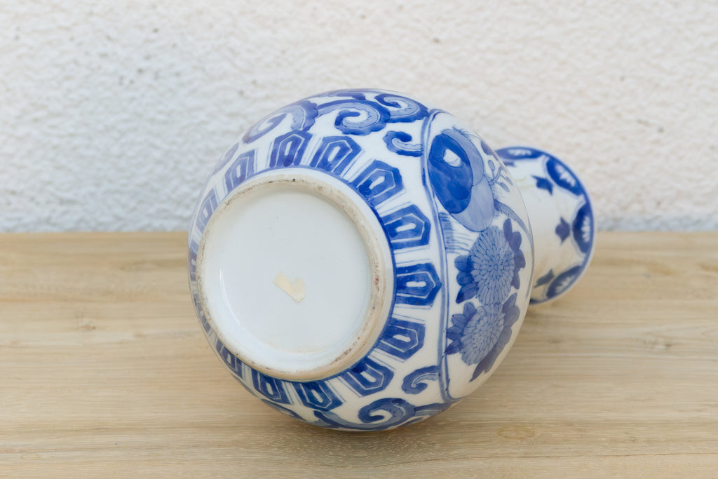 Chinese Blue & White Porcelain Bottle