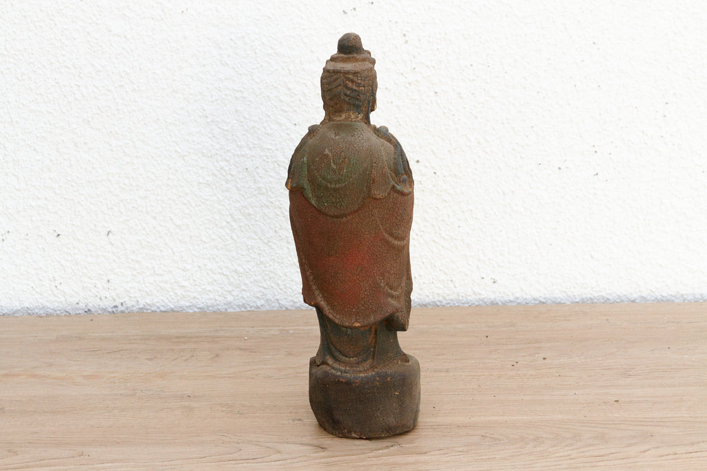 Vintage Beautifully Carved Standing Buddha
