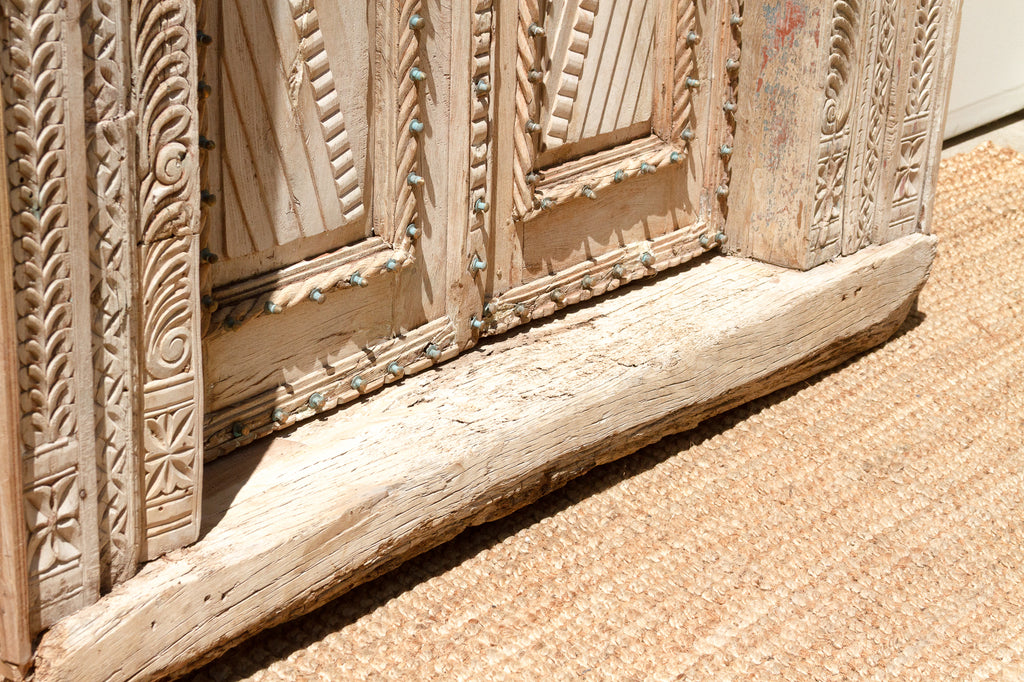 Monumental Antique Indian Teak Krishna Door (Trade)