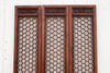 Set of 3 Mid-Century Honeycomb Chinese Panels