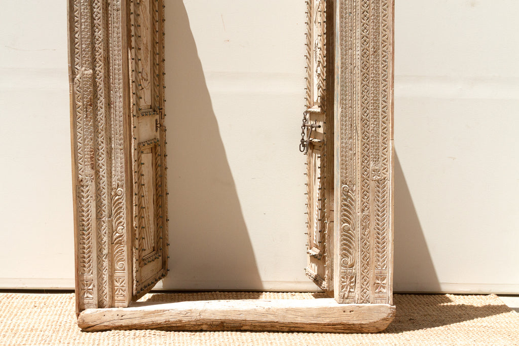 Monumental Antique Indian Teak Krishna Door (Trade)