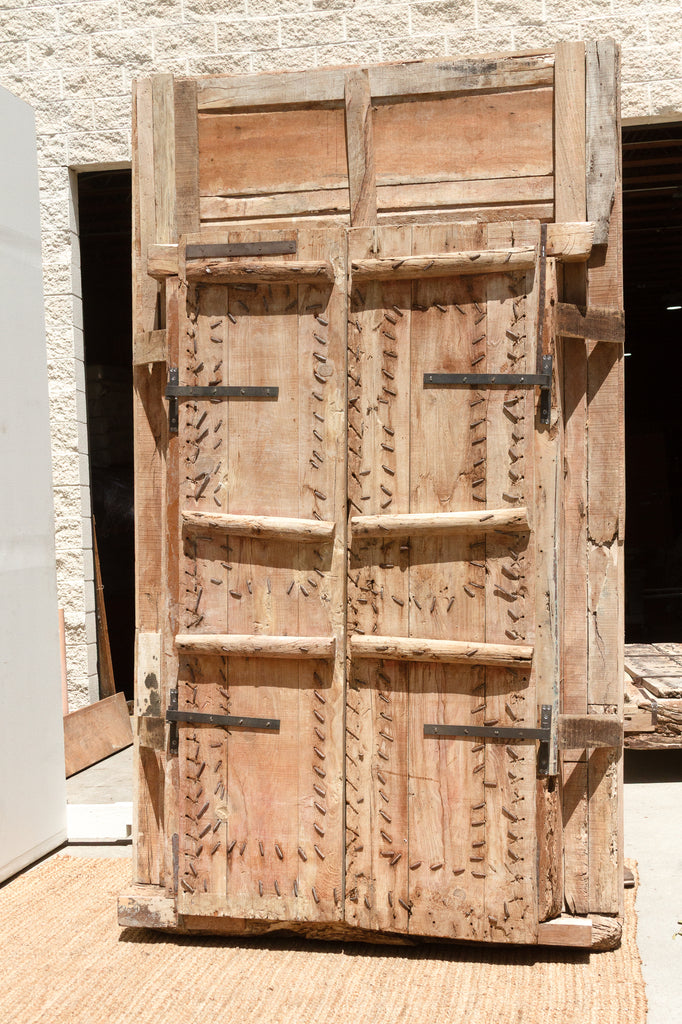 Monumental Antique Indian Teak Krishna Door (Trade)