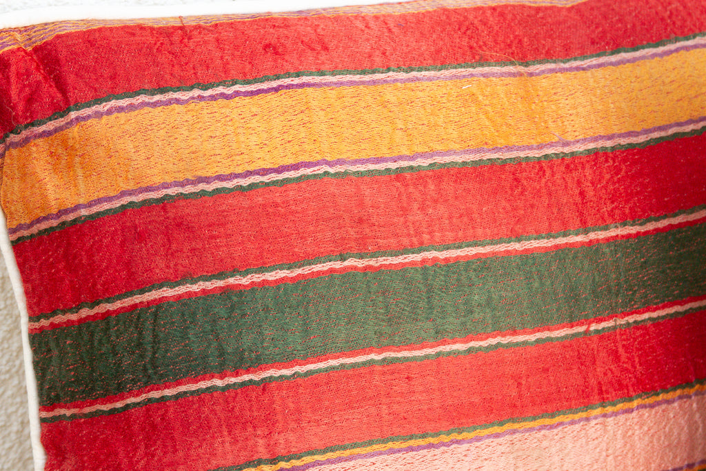 Pair of Anjar Mashru Lumbar Pillows