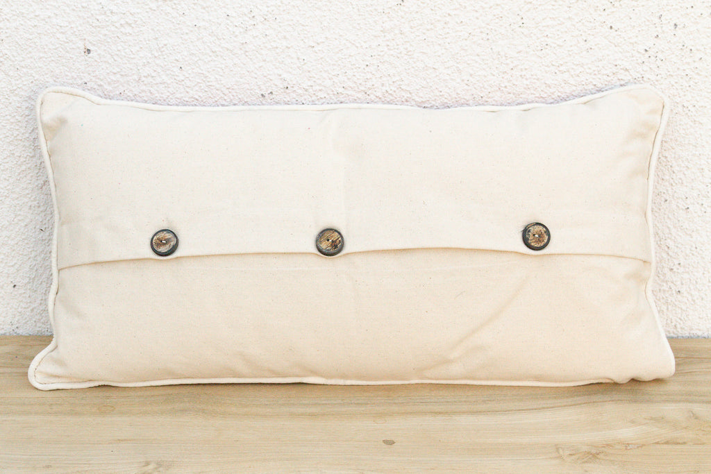 Kora Striped Mashru Lumbar Pillow