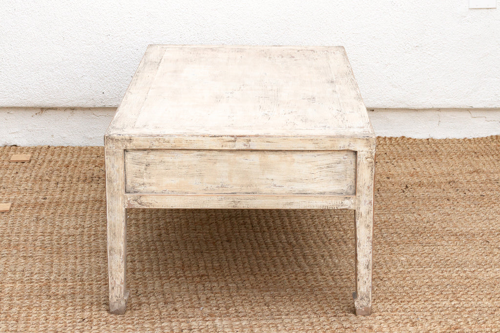 Ming Style Coffee Table w/ Ancestral Carvings