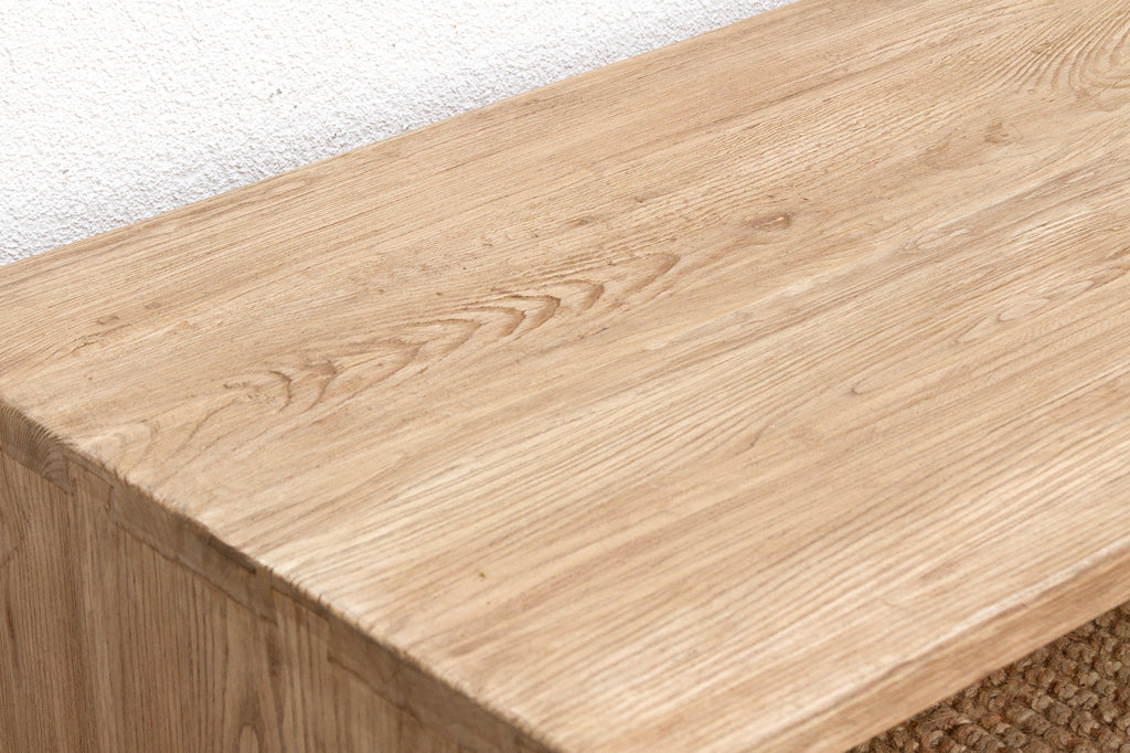 Contemporary Farmhouse Waterfall Coffee Table