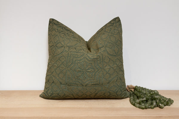 Sage Handmade Pillow Cover