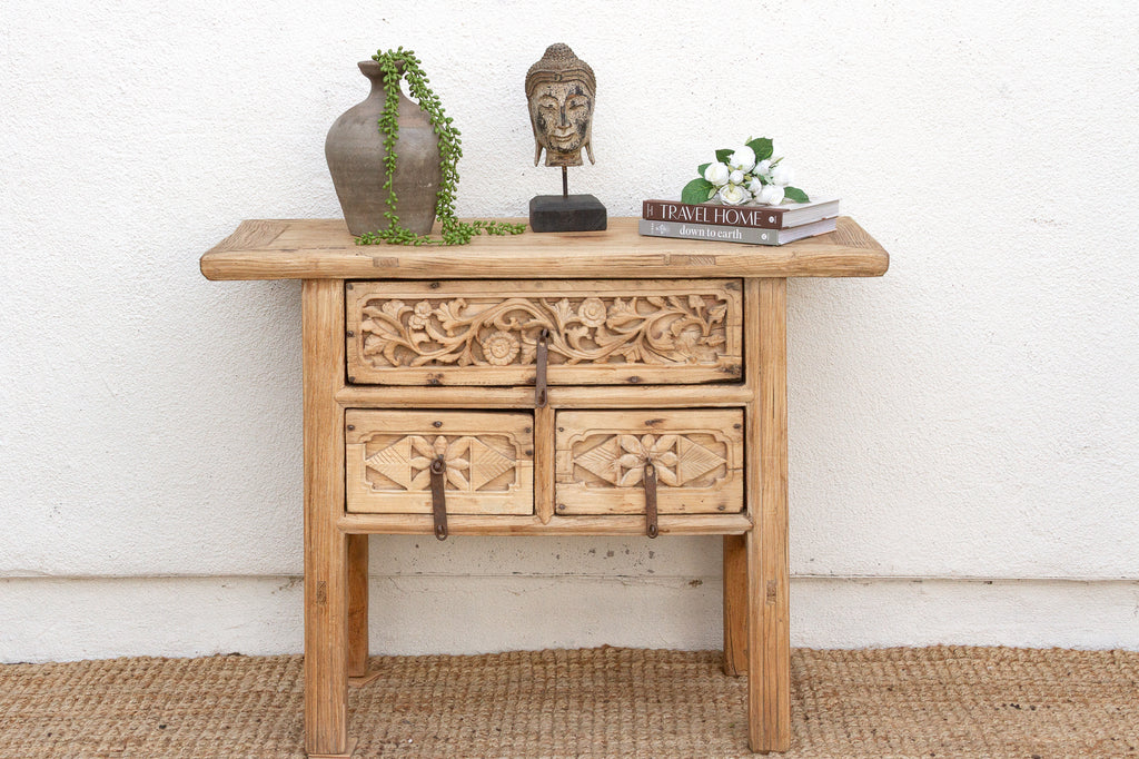 A Carved Relic, Antique Shanxi Dresser
