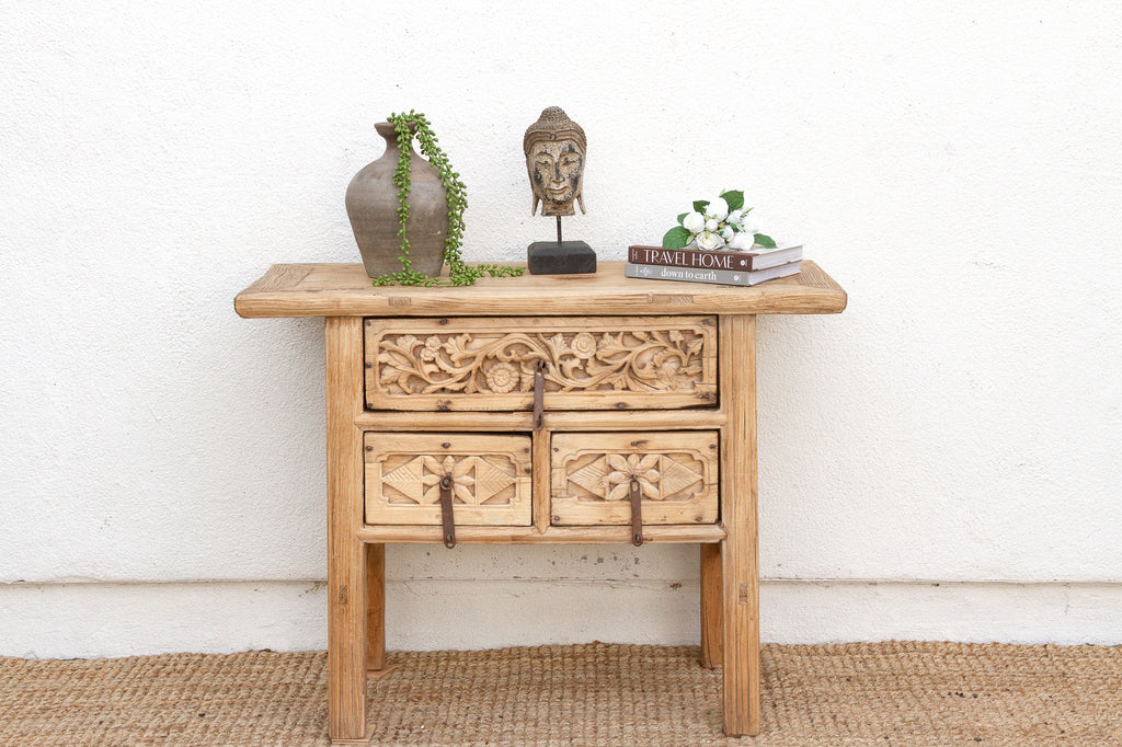 A Carved Relic, Antique Shanxi Dresser