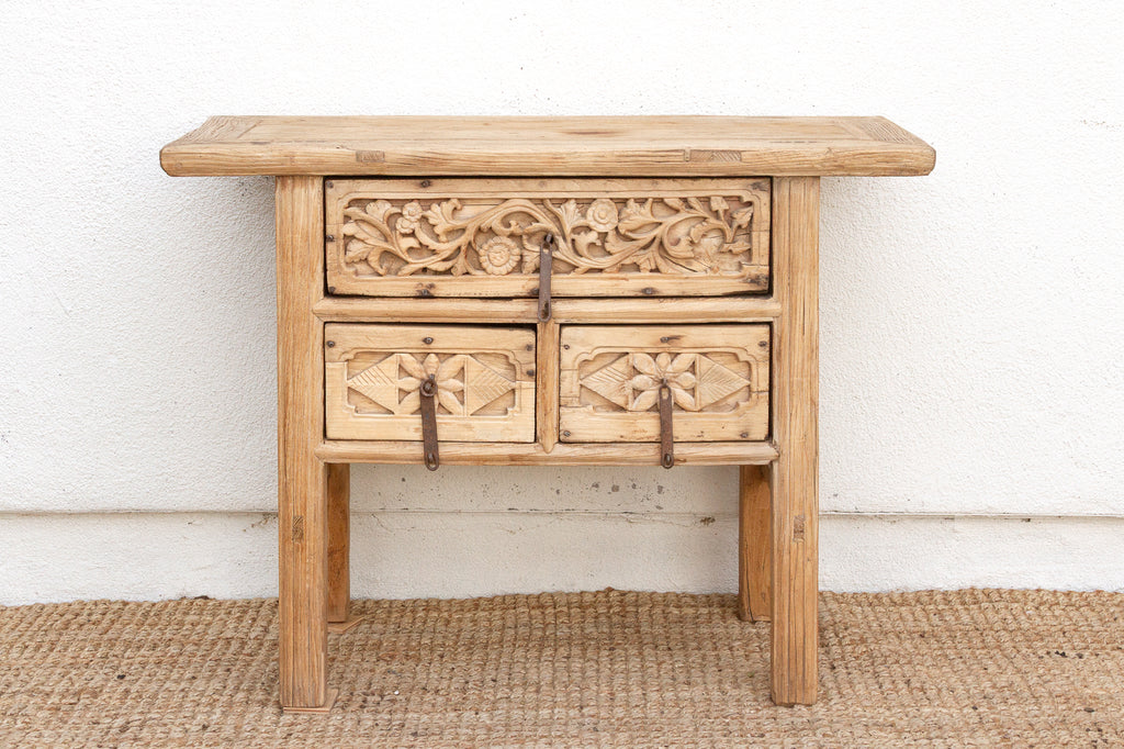 A Carved Relic, Antique Shanxi Dresser