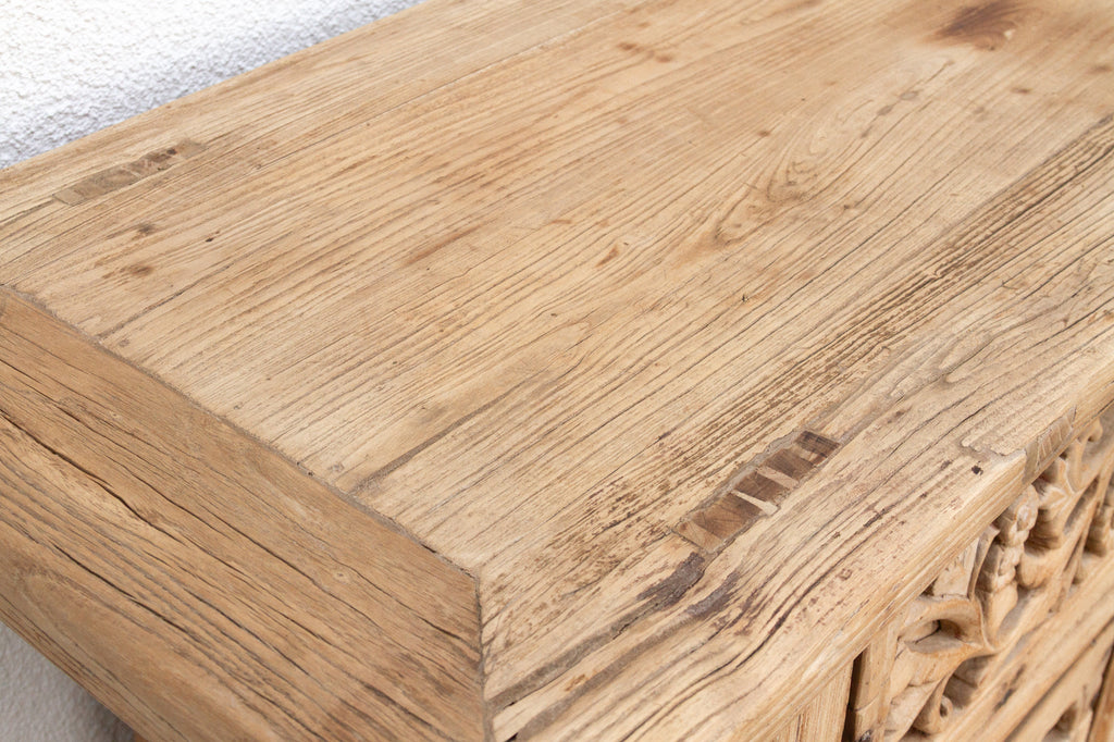 A Carved Relic, Antique Shanxi Dresser