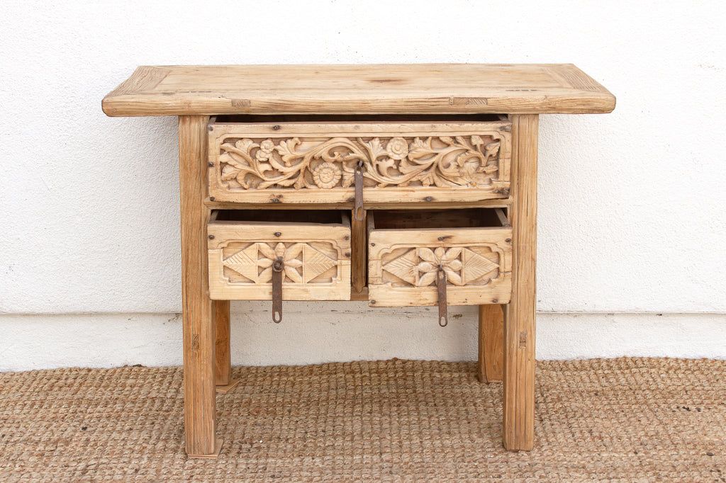 A Carved Relic, Antique Shanxi Dresser