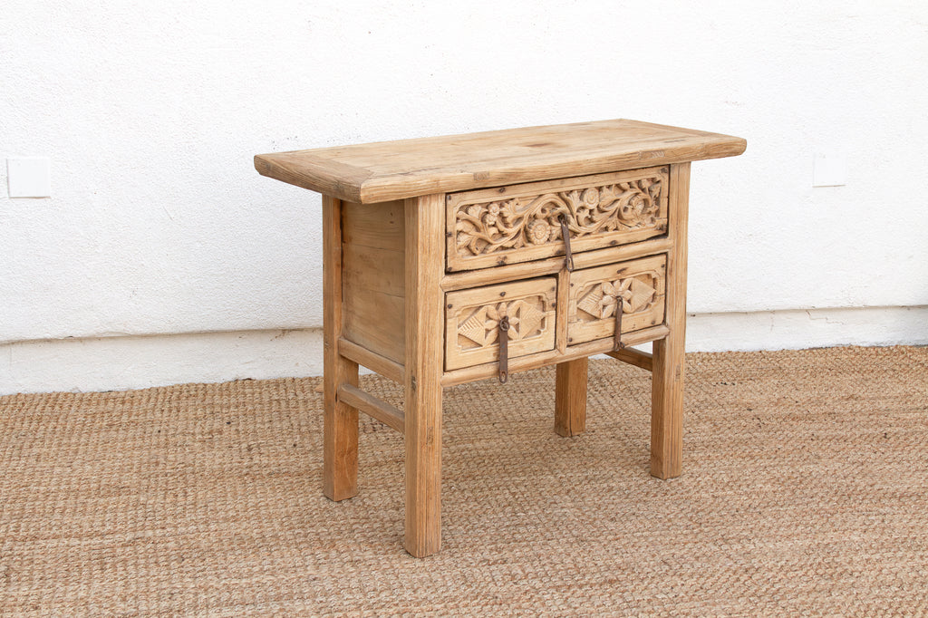 A Carved Relic, Antique Shanxi Dresser