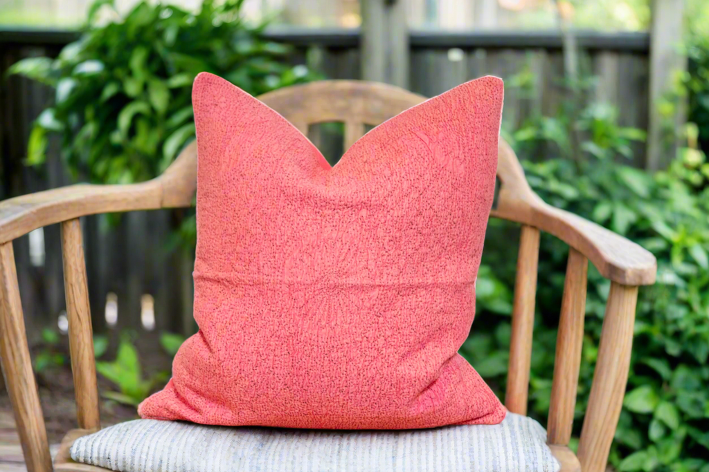 Flamingo Hand-Stitched Pillow Cover