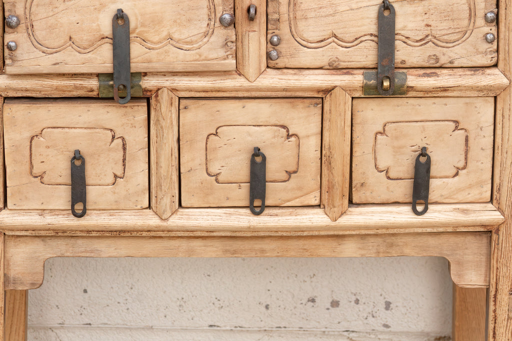 Antique 5-Drawer Altar Dresser w/Sunbleach Finish