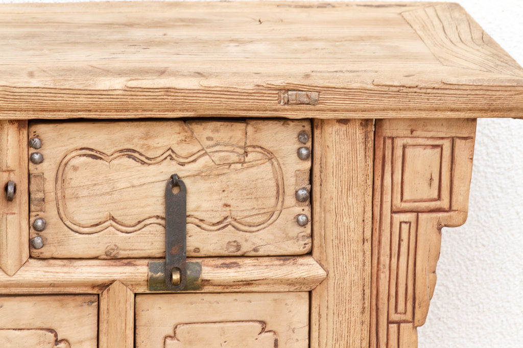 Antique 5-Drawer Altar Dresser w/Sunbleach Finish