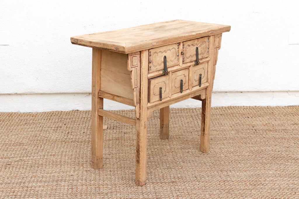 Antique 5-Drawer Altar Dresser w/Sunbleach Finish