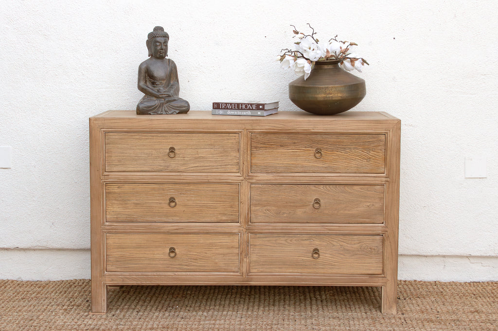 Contemporary Chest of Drawers from Old Elm