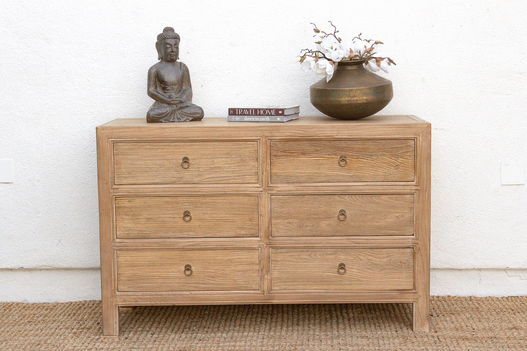 Contemporary Chest of Drawers from Old Elm