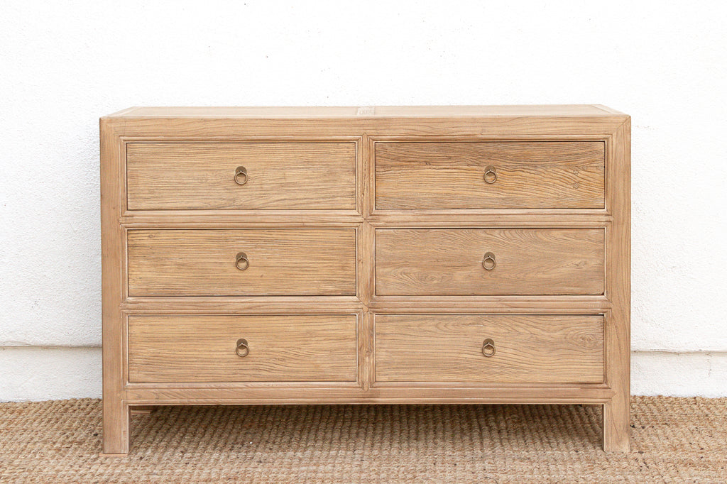 Contemporary Chest of Drawers from Old Elm