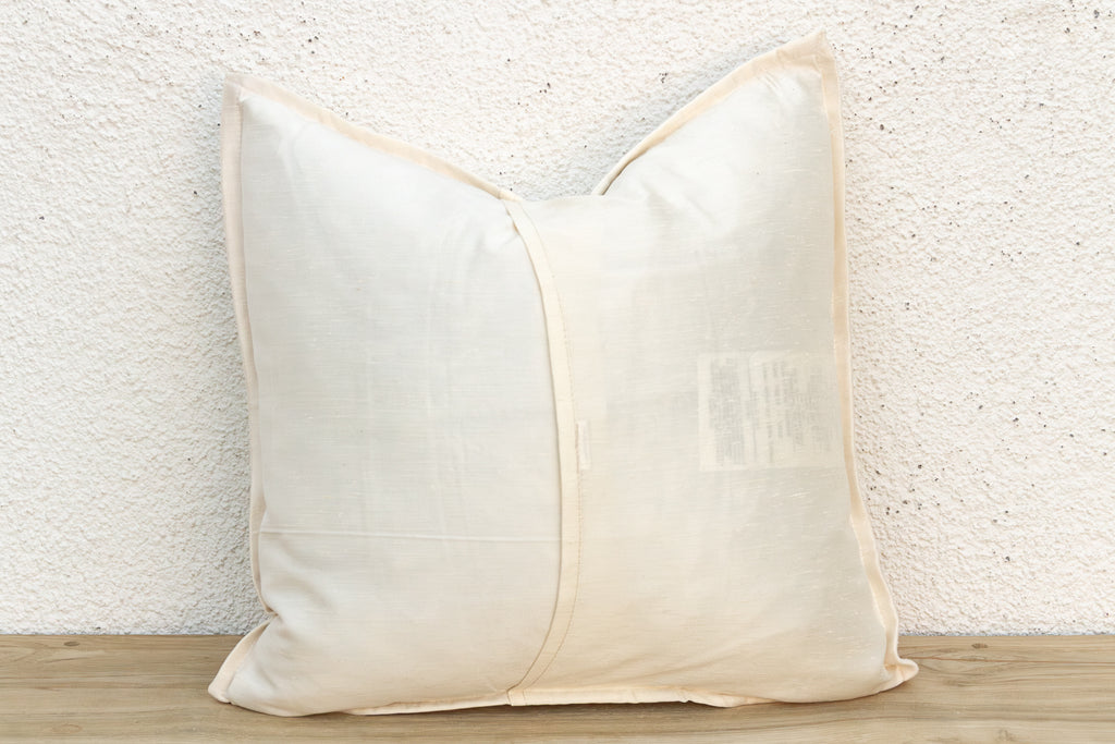 Amra Ivory Paisley Pillow Cover