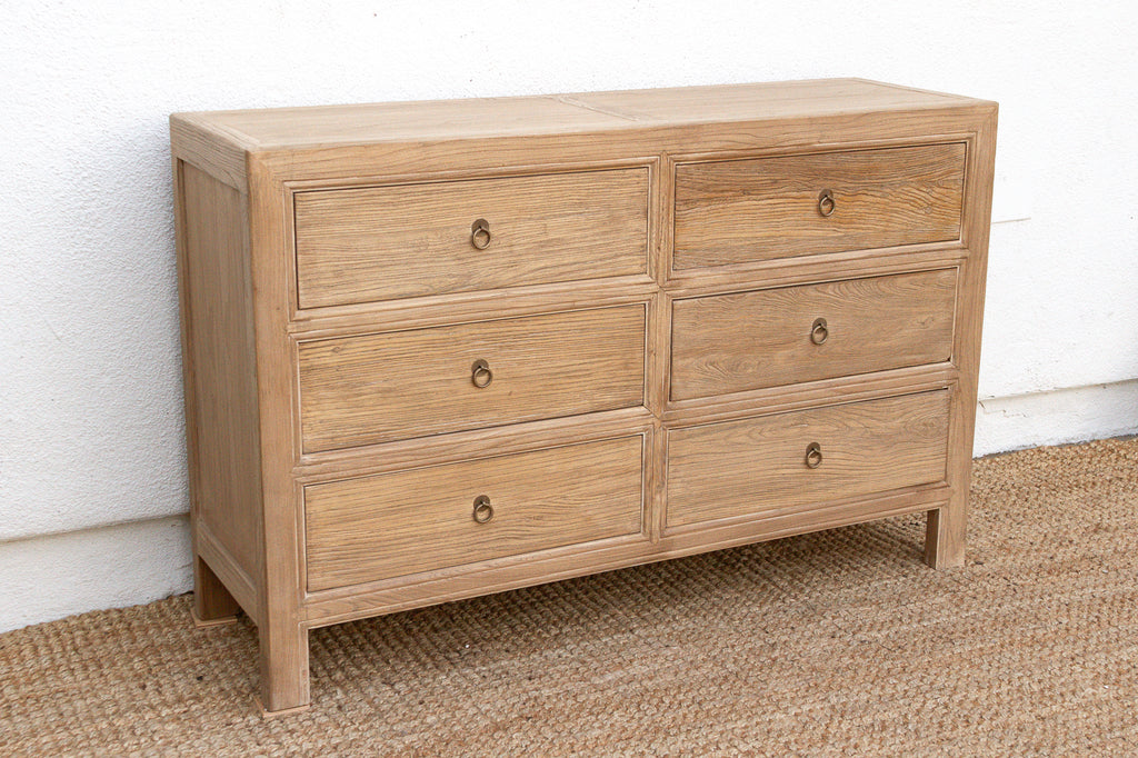 Contemporary Chest of Drawers from Old Elm