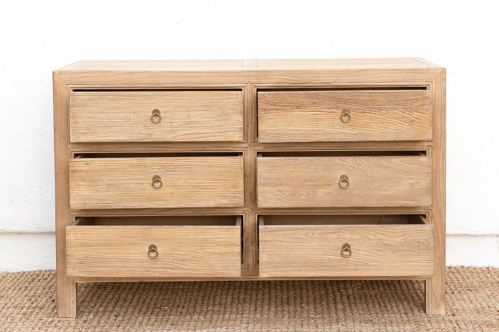 Contemporary Chest of Drawers from Old Elm