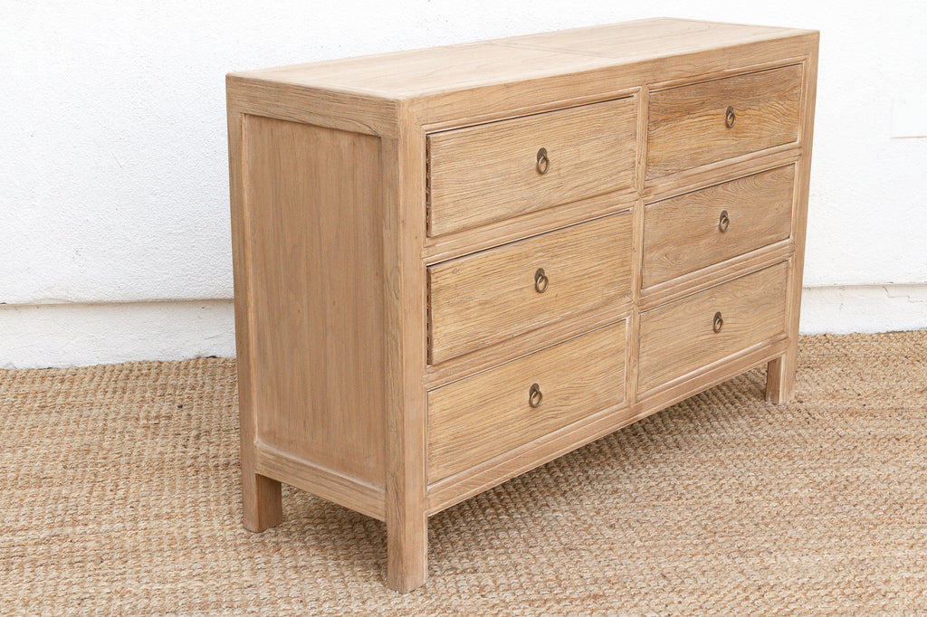 Contemporary Chest of Drawers from Old Elm