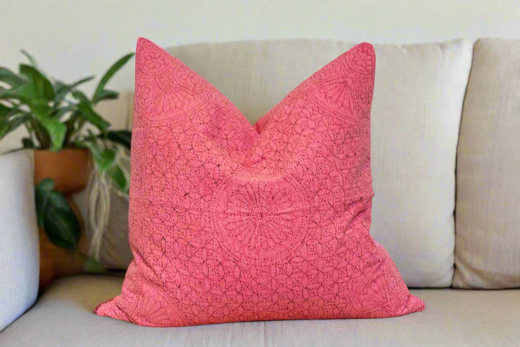 Congo Hand-Stitched Pillow Cover