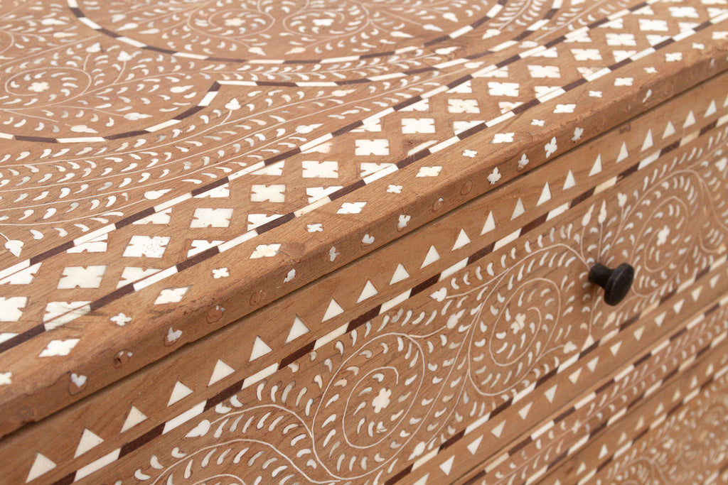 One-Of-A-Kind Heritage Inlay Chest of 2 Drawers (Trade)