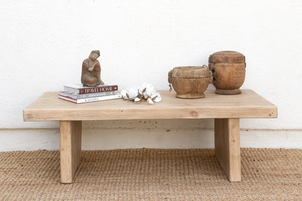 Primitive Coffee Table From Old Wood (Trade)