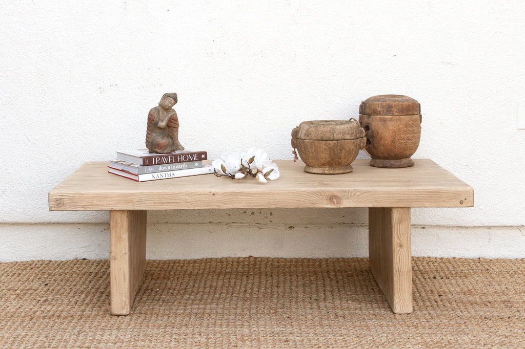 Primitive Coffee Table From Old Wood (Trade)